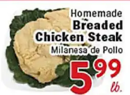 Rio Valley Market Homemade Breaded Chicken Steak offer