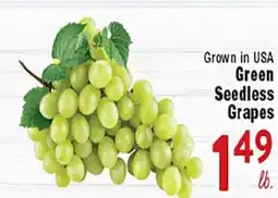 Rio Valley Market Green Seedless Grapes offer