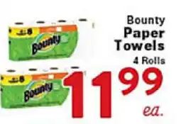 Rio Valley Market BOUNTY PAPER TOWELS offer
