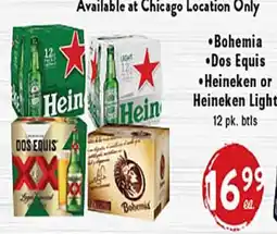 Rio Valley Market Bohemia • Dos Equis • Heineken or Heineken Light offer