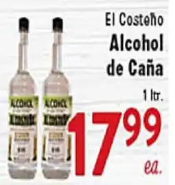 Rio Valley Market El Costeño Alcohol de Caña offer