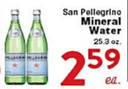 Rio Valley Market San Pellegrino Mineral Water offer