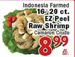 Rio Valley Market Indonesia Farmed 16-20 ct. EZ Peel Raw Shrimp offer