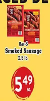 Rio Valley Market Bar-S Smoked Sausage offer