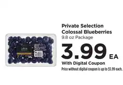 Food 4 Less Private Selection Colossal Blueberries offer