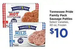 Food 4 Less Tennessee Pride Family Pack Sausage Patties offer