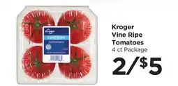 Food 4 Less Kroger Vine Ripe Tomatoes offer