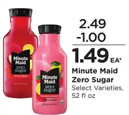 Food 4 Less Minute Maid Zero Sugar offer