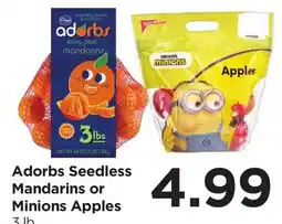 Food 4 Less Adorbs Seedless Mandarins or Minions Apples offer