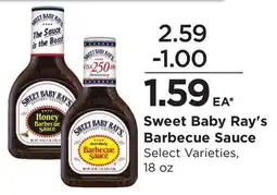 Food 4 Less Sweet Baby Ray's Barbecue Sauce offer