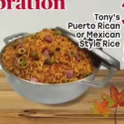 Tony’s Fresh Market Tony's Puerto Rican or Mexican Style Rice offer