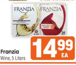 Tony’s Fresh Market Franzia Wine offer