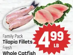 Tony’s Fresh Market Family Pack Tilapia Fillets Fresh Whole Catfish offer
