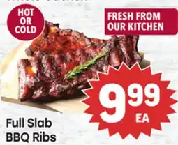 Tony’s Fresh Market Full Slab BBQ Ribs offer