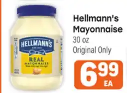 Tony’s Fresh Market Hellmann's Mayonnaise offer