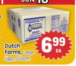 Tony’s Fresh Market Dutch Farms, Large Eggs, 5 Dozen offer