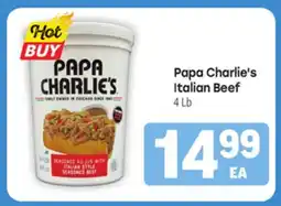 Tony’s Fresh Market Papa Charlie's Italian Beef offer