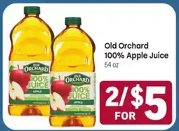 Tony’s Fresh Market Old Orchard 100% Apple Juice offer