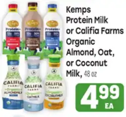Tony’s Fresh Market Kemps Protein Milk or Califia Farms Organic Almond, Oat, or Coconut Milk offer