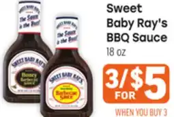 Tony’s Fresh Market Sweet Baby Ray's BBQ Sauce offer