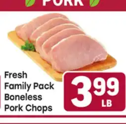 Tony’s Fresh Market Fresh Family Pack Boneless Pork Chops offer