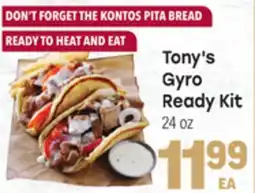 Tony’s Fresh Market Tony's Gyro Ready Kit offer