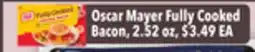 Tony’s Fresh Market Oscar Mayer Fully Cooked Bacon offer