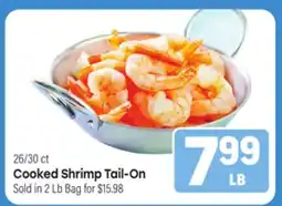 Tony’s Fresh Market Cooked Shrimp Tail-On offer