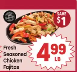 Tony’s Fresh Market Fresh Seasoned Chicken Fajitas offer