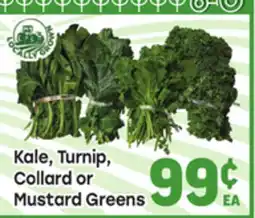 Tony’s Fresh Market Kale, Turnip, Collard or Mustard Greens offer