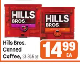 Tony’s Fresh Market Hills Bros. Canned Coffee offer