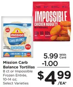 Mariano's Mission Carb Balance Tortillas offer