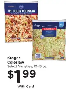 Mariano's Kroger Coleslaw offer