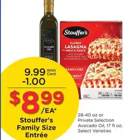 Mariano's Stouffer's Family Size Entrée offer