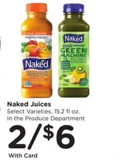 Mariano's Naked Juices offer