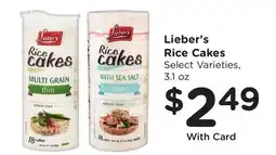 Mariano's Lieber's Rice Cakes offer