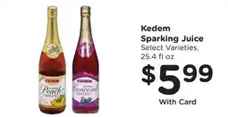 Mariano's Kedem Sparking Juice offer