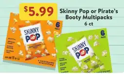 Fresh Thyme Skinny Pop or Pirate's Booty Multipacks offer