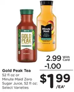 Mariano's Gold Peak Tea offer