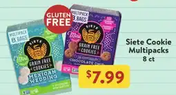 Fresh Thyme Siete Cookie Multipacks offer