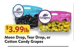 Fresh Thyme Moon Drop, Tear Drop, or Cotton Candy Grapes offer