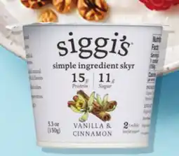 Fresh Thyme Siggi's Icelandic Yogurt offer