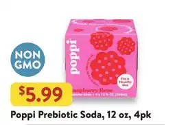 Fresh Thyme Poppi Prebiotic Soda offer