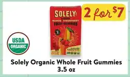 Fresh Thyme Solely Organic Whole Fruit Gummies offer