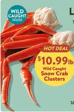 Fresh Thyme Wild Caught Snow Crab Clusters offer