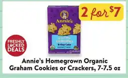 Fresh Thyme Annie's Homegrown Organic Graham Cookies or Crackers offer
