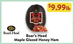 Fresh Thyme Boar's Head Maple Glazed Honey Ham offer