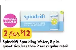 Fresh Thyme Spindrift Sparkling Water offer