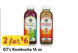 Fresh Thyme GT's Kombucha offer
