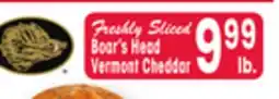 Jewel-Osco Boar's Head Vermont Cheddar offer